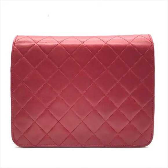 Authentic CHANEL 24K Vintage Classic Single Flap Bag Quilted Lambskin Chain Tote - Picture 3 of 8